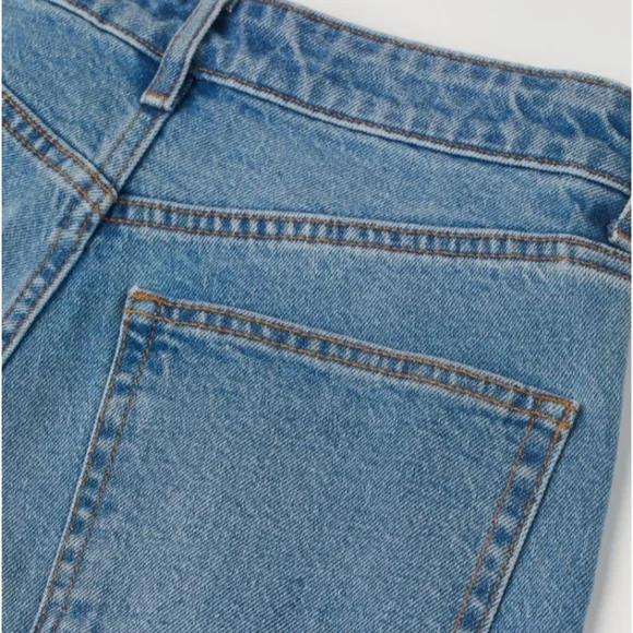 H&M Straight High Ankle Jeans in 'Light Denim Blue', Size 6 - Picture 6 of 12